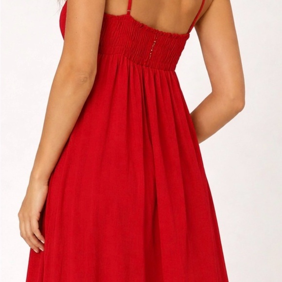FARM Rio Strapless Red Dress - Picture 4 of 5
